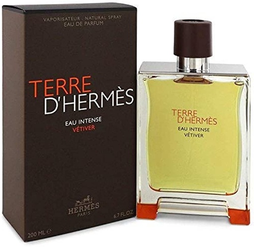 Hermes Terre D'Hermes Eau Intense Vetiver Eau De Parfum for Men - 200ml