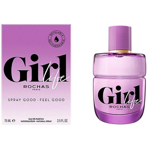 Rochas GIRL LIFE EDP 75ml NatSpray Refilable 
