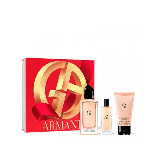 Giorgio Armani Ladies SI EDP SET (100ML+15ML+LOTION 50ML)