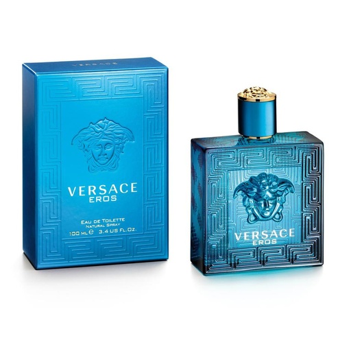 Versace Eros Eau de Toilette for Men, 100ml